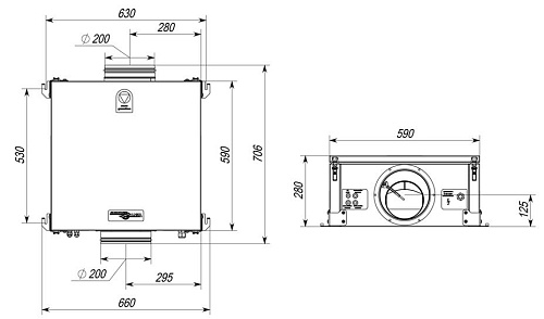 Приточная установка VentMachine Колибри-700 EC ZenTec Приточная установка VentMachine Колибри-700 EC ZenTec